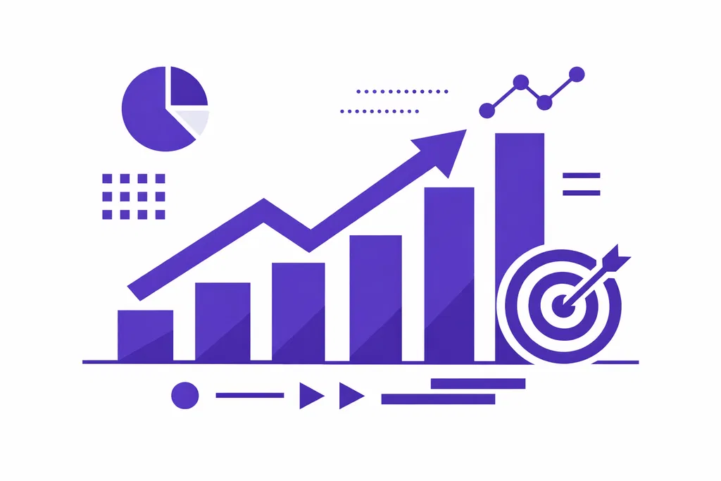 Gráfico de crescimento de resultados